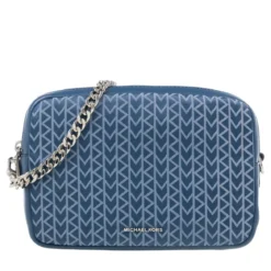 MICHAEL Michael Kors Bryant Md Dblzp Chn Camera Xbody River Blue Crossbody Bag