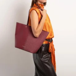 MICHAEL Michael Kors Flora Lg Tz Tote Mulberry Shopper
