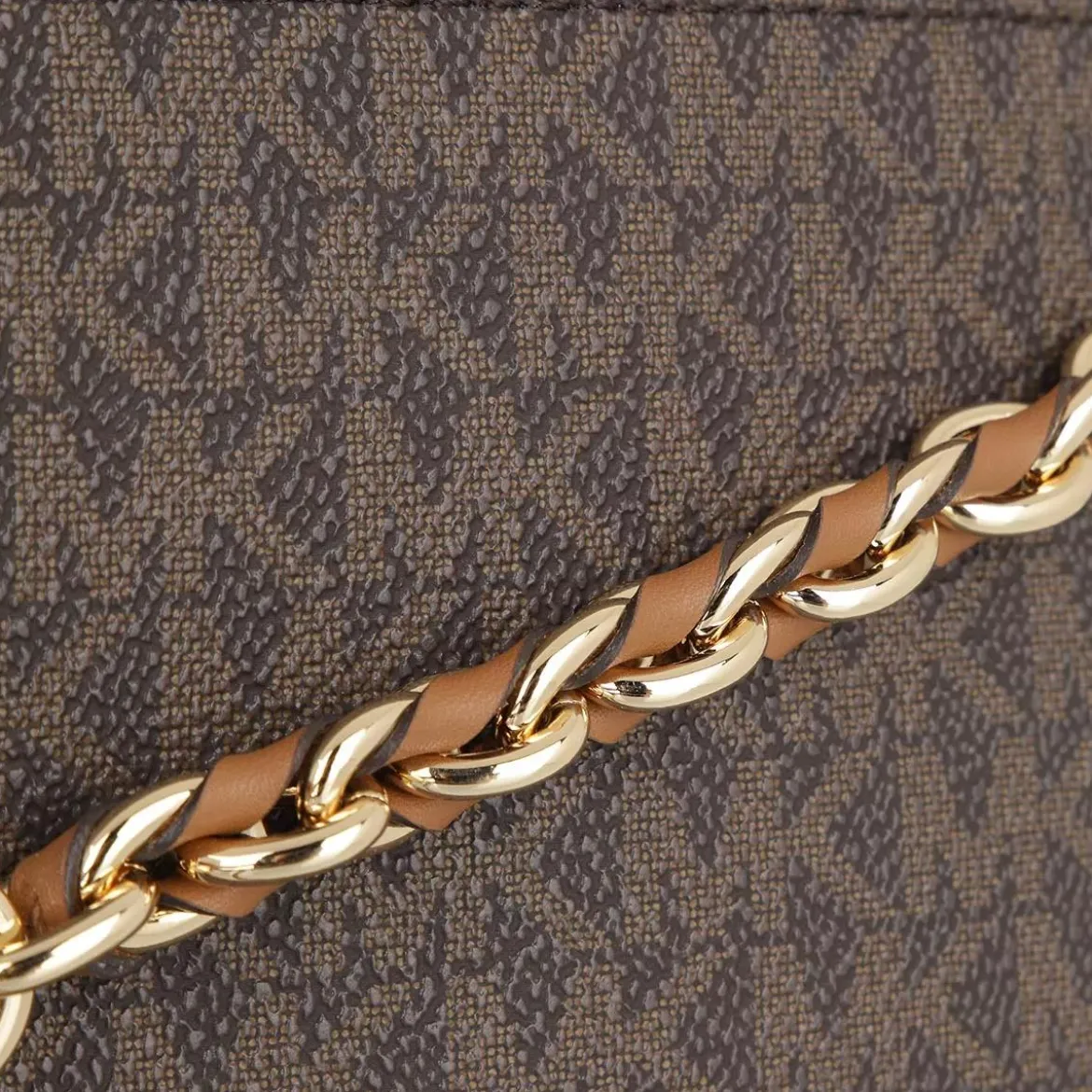 MICHAEL Michael Kors Jet Set Charm Large Dome Crossbody Brown Acorn Crossbody Bag