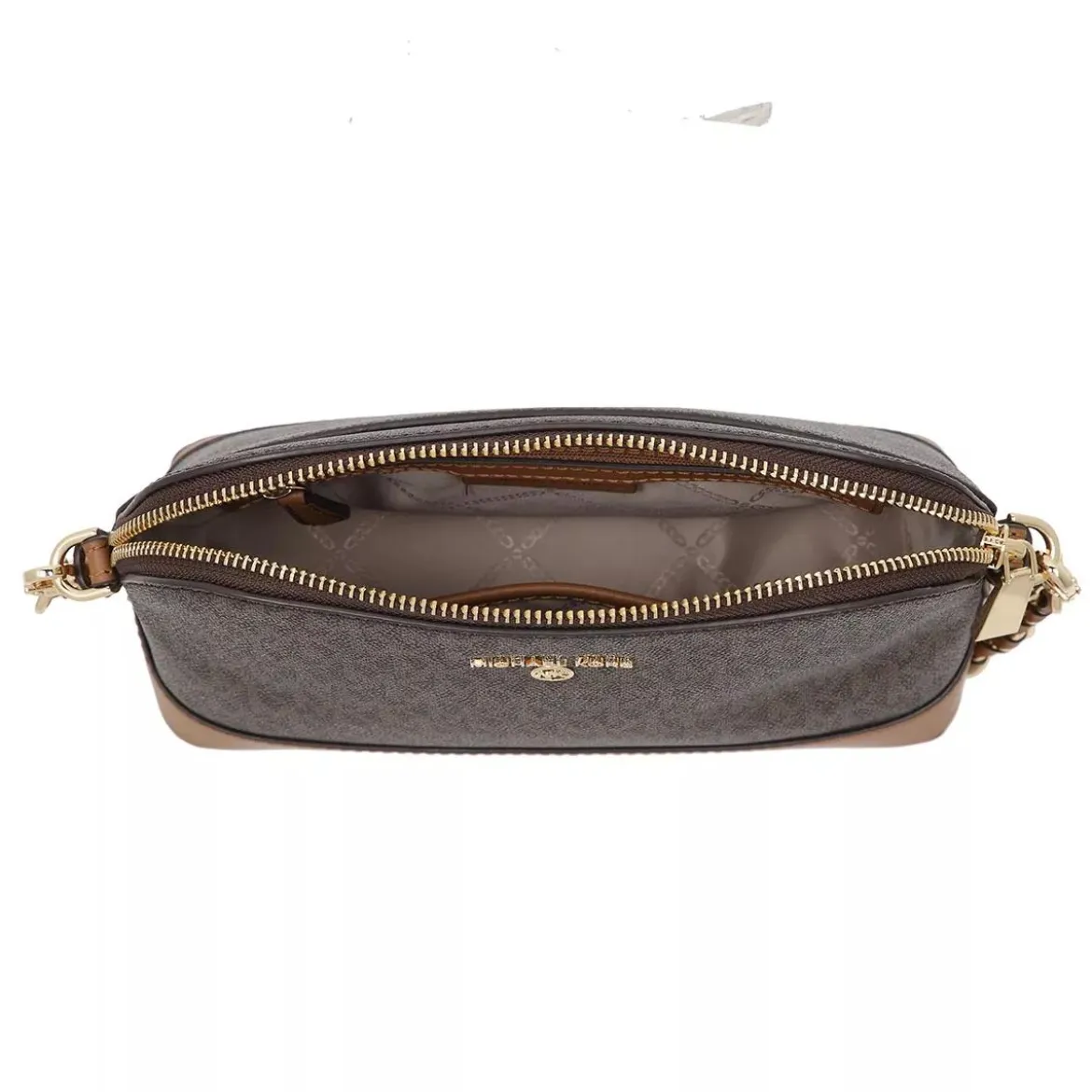 MICHAEL Michael Kors Jet Set Charm Large Dome Crossbody Brown Acorn Crossbody Bag
