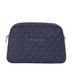 MICHAEL Michael Kors Jet Set Sm Camera Xbody Dress Blues Crossbody Bag