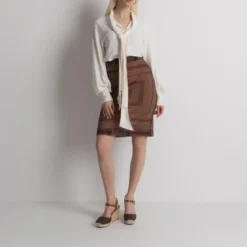 MICHAEL Michael Kors Kenzie Wedge Brown Plateausandalen