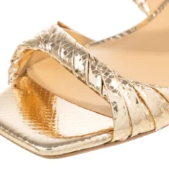 MICHAEL Michael Kors Kiana Mid Sandal Pale Gold Mules