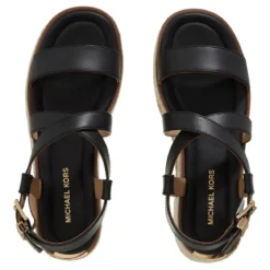 MICHAEL Michael Kors Lynn Espadrille Sandal Black Sandalen