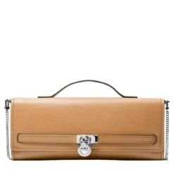 MICHAEL Michael Kors Md Ew Th Clutch Peanut Clutch