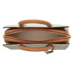 MICHAEL Michael Kors Michael Kors Laila Md Satchel Vanilla/acrn Tote