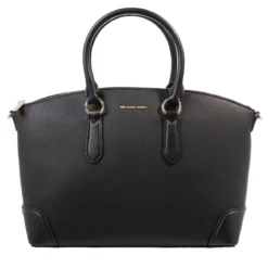 MICHAEL Michael Kors Murphy Lg Ew Dome Satchel Black Satchel