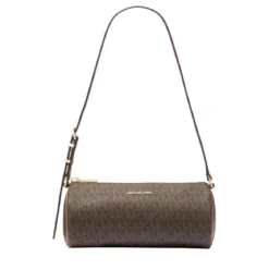 MICHAEL Michael Kors Sm Barrel Pouchette Brn/acorn Pochette