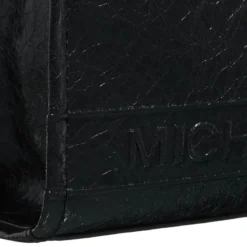 MICHAEL Michael Kors Sm Ew Msgr Black Tote