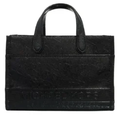 MICHAEL Michael Kors Sm Ew Msgr Black Tote
