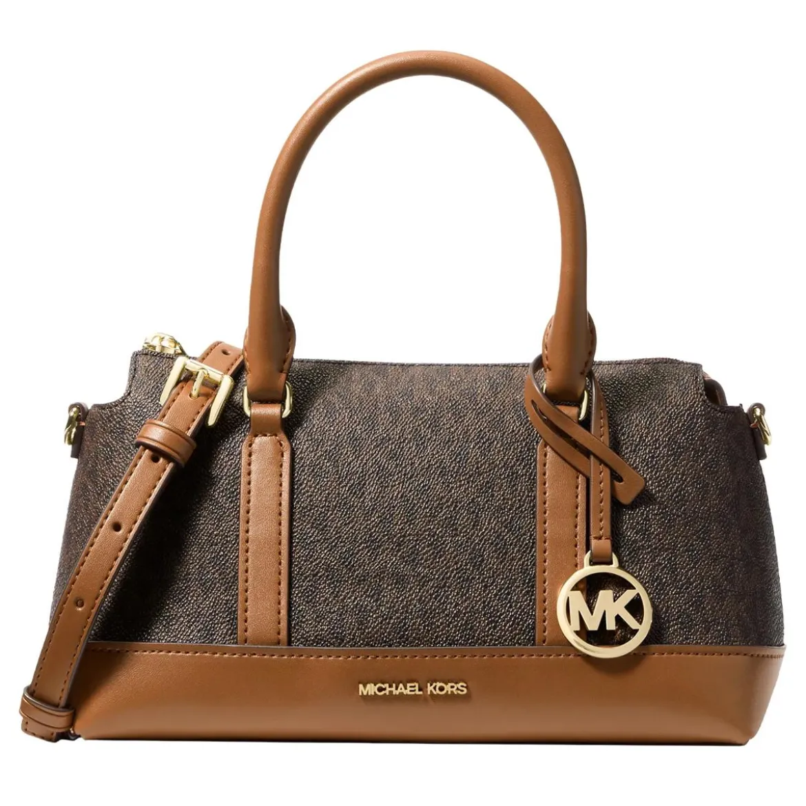 MICHAEL Michael Kors Sm Tz Satchel Brn/acorn Satchel