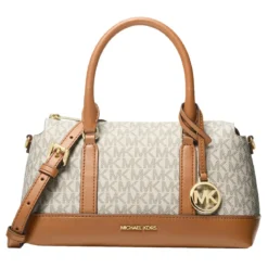 MICHAEL Michael Kors Sm Tz Satchel Vanilla/acrn Satchel