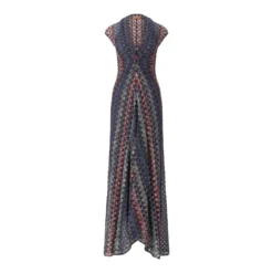 Missoni Maxikleid mit Glitzerdetails mehrfarbig Maxikleid