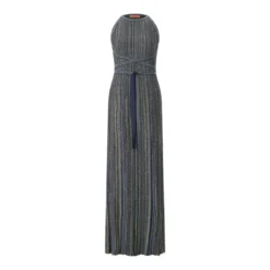 Missoni Maxikleid mit Pailletten grün Maxikleid