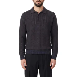 Missoni Pullover aus Wollmix blau Poloshirt
