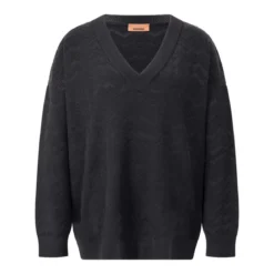 Missoni Pullover aus Woll-Mix Schwarz Pullover