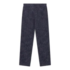Missoni Stoffhose mit Zickzack-Muster blau Stoffhose