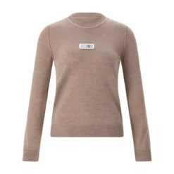 MM6 Maison Margiela Strickpullover mit Schurwolle braun T-Shirt