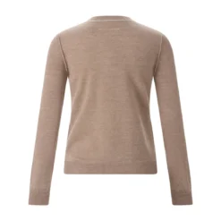 MM6 Maison Margiela Strickpullover mit Schurwolle braun T-Shirt
