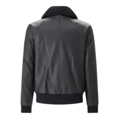 Moose Knuckles Lederjacke Toba schwarz Übergangsjacke