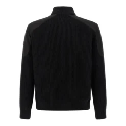 Moose Knuckles 'Magnus Knit Hybrid' Bomber Jacket Black Übergangsjacke