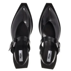 Moschino Big Buckles Nero Mary Janes