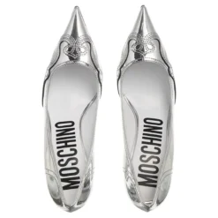 Moschino Scarpa Donna Argento Pumps