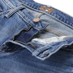 Mother Jeans The Jinx Heel blau Bootcut-Jeans