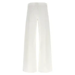 Mother Jeans The Rerun Zip Sneak weiß Jeans