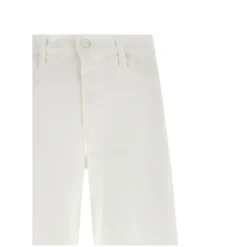 Mother Jeans The Rerun Zip Sneak weiß Jeans