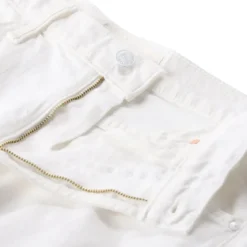 Mother Shorts The Whole Lot Zip Twist Fray weiß Shorts