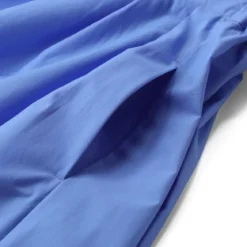 MSGM Midirock aus Baumwolle blau Midirock