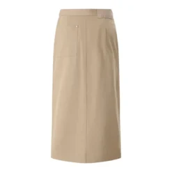 MSGM Midirock aus Baumwolle beige Midirock
