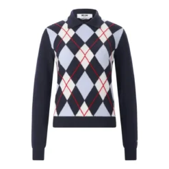 MSGM Pullover Maglia aus Merinowolle & Kaschmir braun