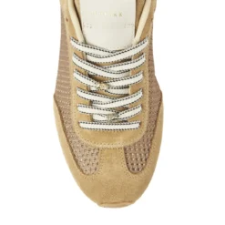Nubikk Billy Lou Taupe Mesh Low-Top-Sneaker