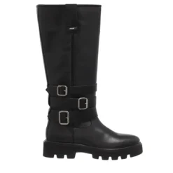 Nubikk Frank Lynn Black Leather Biker Boots