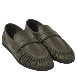 Nubikk Riley Mio Dk Green Leather Loafer
