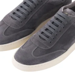 Officine Creative Sneaker aus Veloursleder blau Schnürschuhe