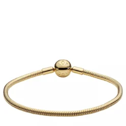 Pandora Moments Schlangen-Gliederarmband Gold Armband