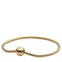 Pandora Moments Schlangen-Gliederarmband Gold Armband