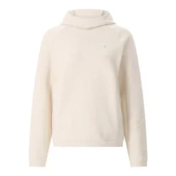 Peak Performance Kapuzenpullover aus Baumwoll-Mix weiß Pullover
