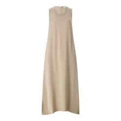 Peserico Midikleid mit Schmuckdetails braun Midikleid