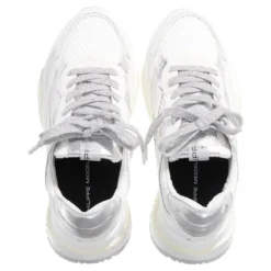 Philippe Model Odeon Low Woman Veau Resau Blanc Low-Top-Sneaker