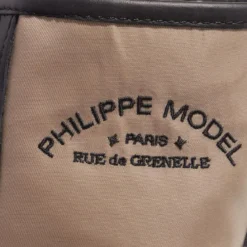 Philippe Model Paris Haute High Woman Textile Fur_Boue Noir Stiefel