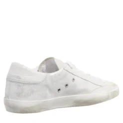 Philippe Model Prsx Low Woman Metal Argent Low-Top-Sneaker