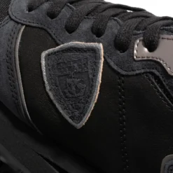 Philippe Model Tropez Haute Low Woman West Mixage_Noir Low-Top-Sneaker