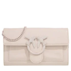 Pinko Love One Wallet C Cipria-Antique Gold Wallet On A Chain