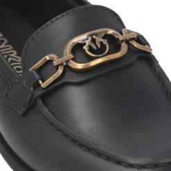 Pinko Naty 05 - Mocassino Calf Leather Black Black Loafer