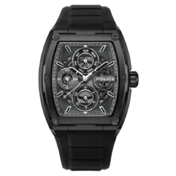 Police Quarzuhr Creed schwarz Multifunktionsuhr
