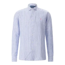 Polo Ralph Lauren Gestreiftes Hemd aus Leinen & Baumwolle mehrfarbig Hemd